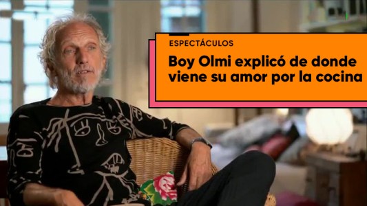 Boy Olmi contó un crudo relato de su infancia: "Por supervivencia, tuve que ponerme a cocinar desde chico para arreglármela solo""