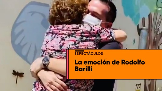 El emocionante video de Rodolfo Barilli con su mamá: "Jamas estuve tanto sin verla"