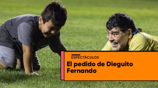 El conmovedor pedido de Dieguito Fernando: "Llevame a mirar las estrellas para buscar a mi papá"