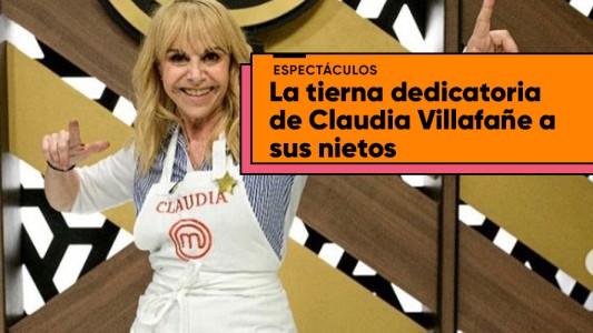 La tierna dedicatoria de Claudia Villafañe a sus nietos