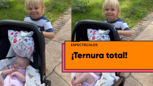 El niñero más tierno: el nuevo video de Mirko que causó ternura