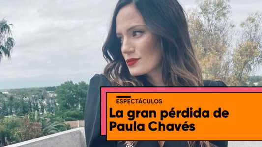 Paula Chavés expresó su tristeza por una gran pérdida