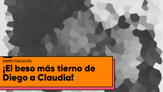El beso de Diego Maradona a Claudia Villafañe que enterneció a Gianinna