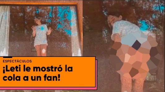 ¡La loca reacción de Leti Siciliani ante la pregunta de un fan!