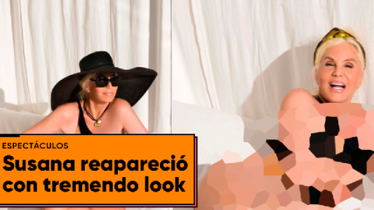 Susana Giménez reapareció con un TREMENDO look de verano