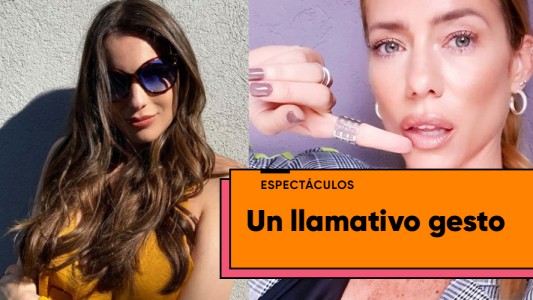 La reaccion de Pampita ante el apoyo de Nicole Neumann