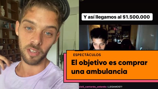 La colecta solidaria de Santiago Maratea: juntó 1 millón y medio de pesos en menos de un día