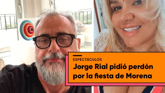 Jorge Rial pidió perdón por el festejo que hizo su hija