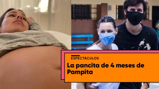 La tierna foto de la pancita de cuatro meses de Pampita