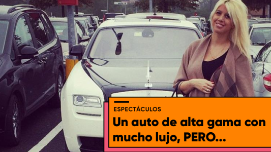 Wanda Nara se indignó con su auto de alta gama