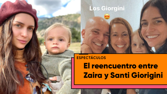 Santi Giorgini viajó para conocer al hijo de Zaira Nara: “Se hisopó para venir”