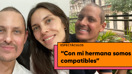 La emoción de Lío Pecoraro: recibirá un trasplante de médula de su hermana