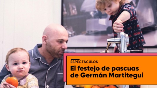 La tierna foto de German Martitegui en la celebración de Pascuas