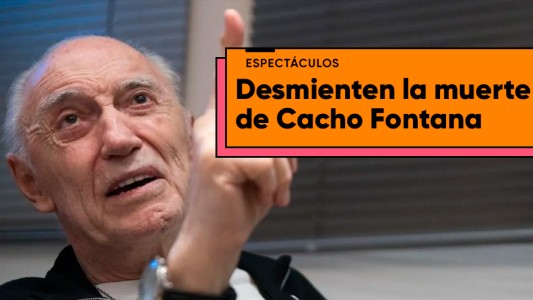 La hija de Cacho Fontana desmintió la noticia de la muerte de su padre