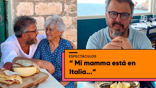 El tierno mensaje de Donato De Santis a su mamá