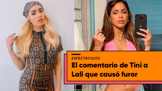 El gesto de Tini con Lali que causó furor