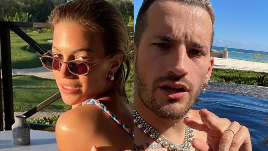 Luna miel Ricky Montaner Stefi Roitman baile playa topless