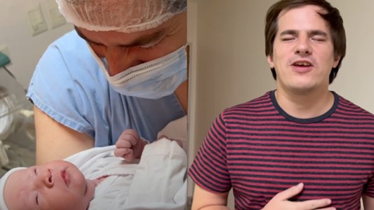 Nahuel Pennisi emocionado por la llegada de su hija