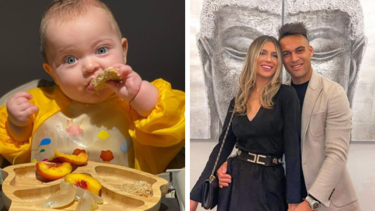 Lautaro Martinez celebró el cumple de su hija Nina qué es furor en redes sociales
