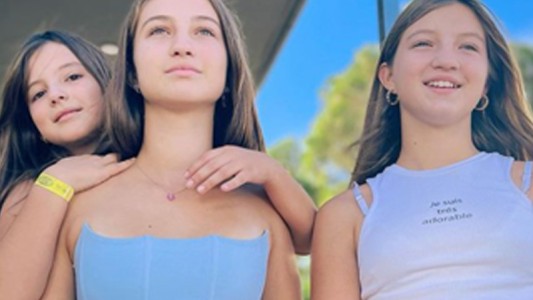 Nicole Neumman y Cubero compartieron el primer día de clases de sus hijas