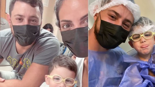 Operaron al hijo de Belu Lucius: "Millones de gracias por los mensajes"