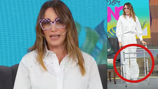 Vero Lozano después de varios meses pudo volver a pararse