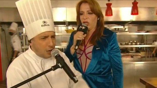 Show sorpresa Jey Mammon cocinas Martín Fierro