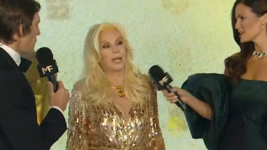 Susana Giménez reveló futuro televisivo alfombra roja Martín Fierro