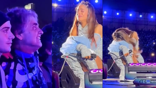 Tini Stoessel rompió en llanto por su papá en pleno show