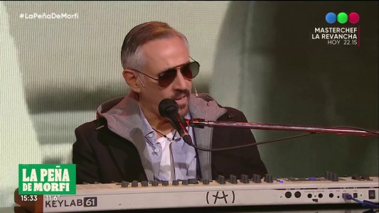 Alejandro Lerner cerró La Peña con su nuevo tema junto a Rusherking