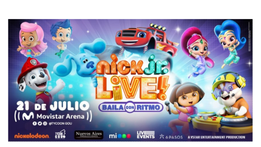 Nick Jr presenta su show en vivo: "Baila con Ritmo"