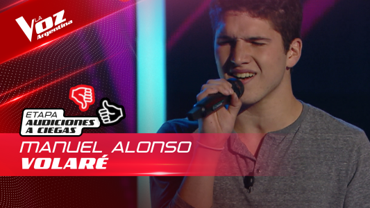 Manuel Alonso - “Volaré”  - Audiciones a Ciegas - La Voz Argentina 2022