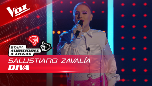 Salustiano Zavalía - “Diva” - Audiciones a Ciegas - La Voz Argentina 2022