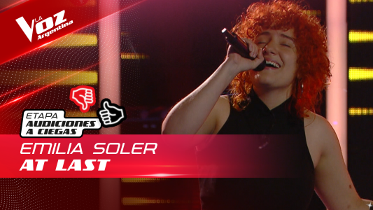 Emilia Soler - "At Last" - Audiciones a Ciegas - La Voz Argentina 2022