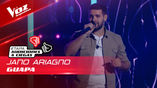 Jano Ariagno - “Guapa” - Audiciones a Ciegas - La Voz Argentina 2022
