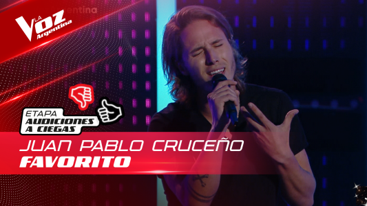 Juan Pablo Cruceño - “Favorito” - Audiciones a Ciegas - La Voz Argentina 2022