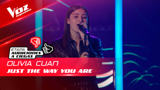 Olivia Cuan - “Just the Way You Are” - Audiciones a Ciegas - La Voz Argentina 2022