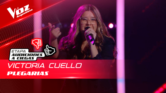 Victoria Cuello - “Plegarias” - Audiciones a Ciegas - La Voz Argentina 2022
