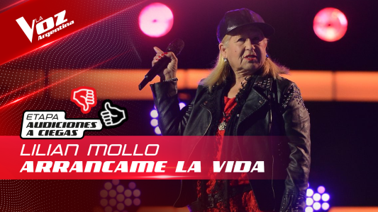 Lilian Mollo - “Arráncame la vida” - Audiciones a Ciegas - La Voz Argentina 2022