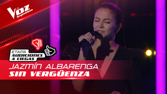 Jazmín Albarenga - “Sin vergüenza” - Audiciones a Ciegas - La Voz Argentina 2022