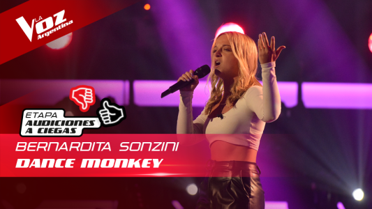 Bernardita Sonzini - “Dance Monkey” - Audiciones a Ciegas - La Voz Argentina 2022