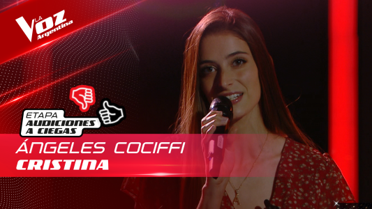 Ángeles Cociffi - "Cristina" - Audiciones a Ciegas - La Voz Argentina 2022