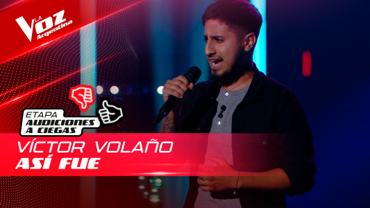 Víctor Volaño - "Así fue" - Audiciones a Ciegas - La Voz Argentina 2022