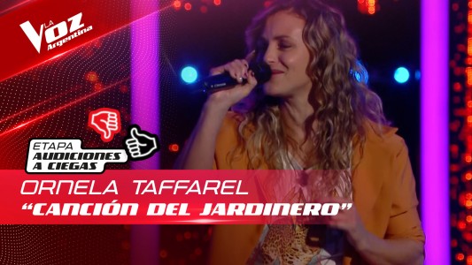 Ornela Taffarel - “Canción del jardinero” - Audiciones a Ciegas - La Voz Argentina 2022