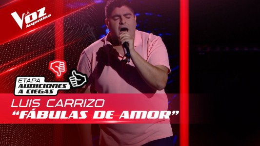 Luis Carrizo - “Fábulas de amor” - Audiciones a Ciegas - La Voz Argentina 2022