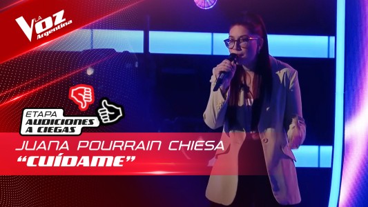 Juana Chiesa - “Cuídame” - Audiciones a Ciegas - La Voz Argentina 2022