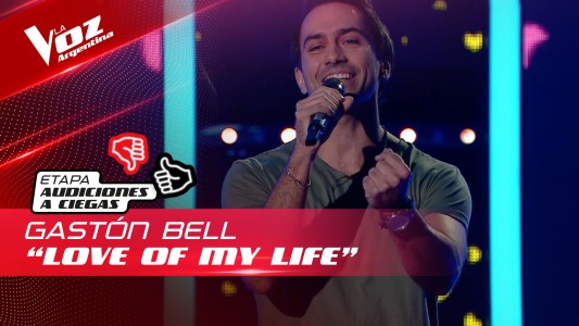 Gastón Bell - “Love of My Life” - Audiciones a Ciegas - La Voz Argentina 2022