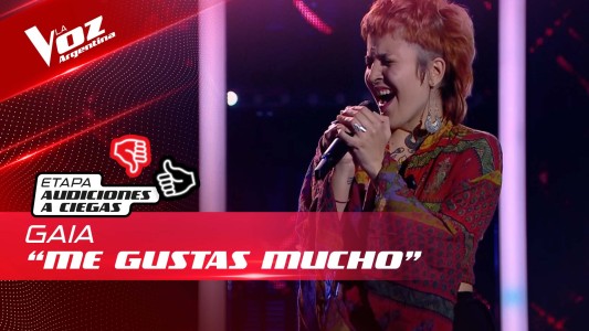 Gaia - "Me gustas mucho" - Audiciones a Ciegas - La Voz Argentina 2022