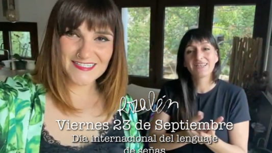 Día internacional del lenguaje de señas: el especial saludo de Rozalén