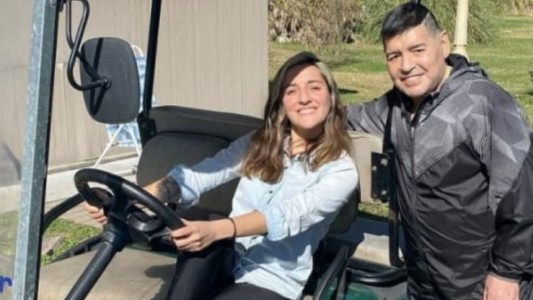 El sorpresivo y desgarrador mensaje de Jana Maradona a su papá, Diego